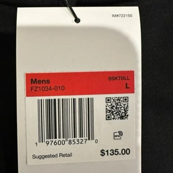 Nike LeBron Standard Issue Therma-FIT Jacket Basketball Black Men's Large